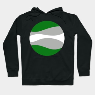 Greyromantic Waves Circle Hoodie